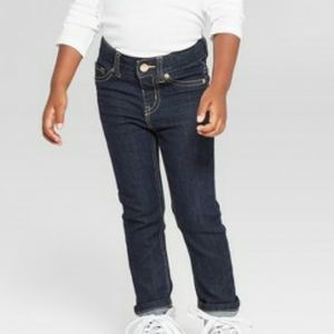 CAT & JACK Toddler girl dark wash skinny jeans